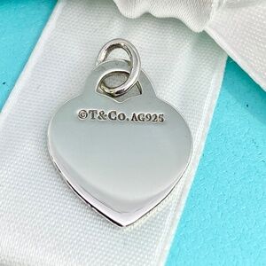 Tiffany and Company small heart AG925 silver engravable